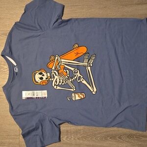 Skeleton Hang Out Boys Tee Shirt